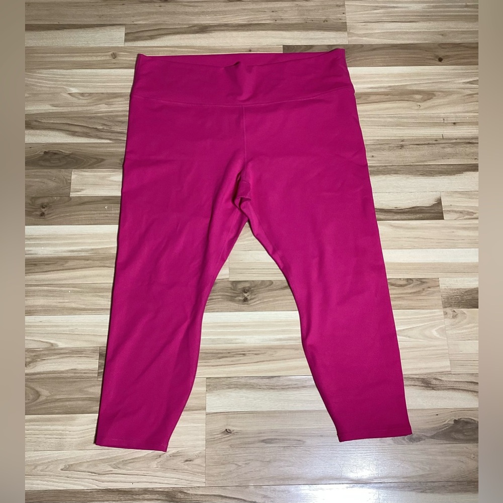 Powerhold by Fabletics Hot Pink Cropped Leggings Size 2X